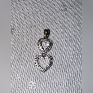 Vintage Sterling Silver Heart Pendant